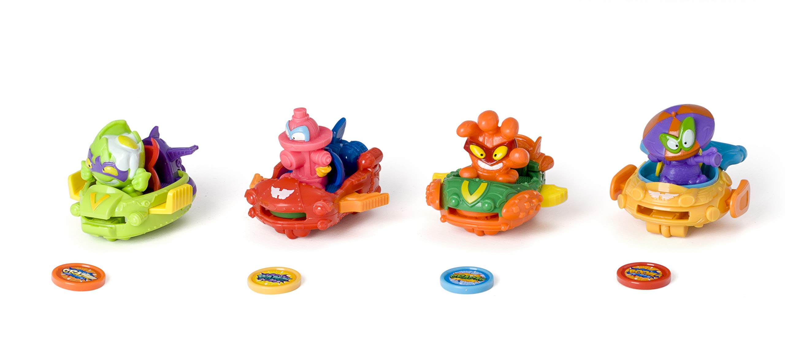 SuperThings Serie 4 display 24 blasterjet veicoli e figure
