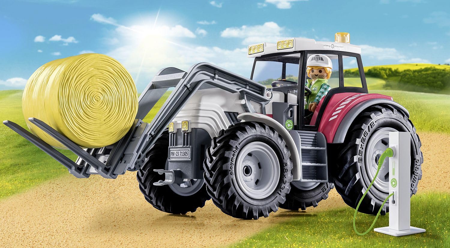 PLAYMOBIL Country 71305 Trattore Grande Giocattolo Elettrico