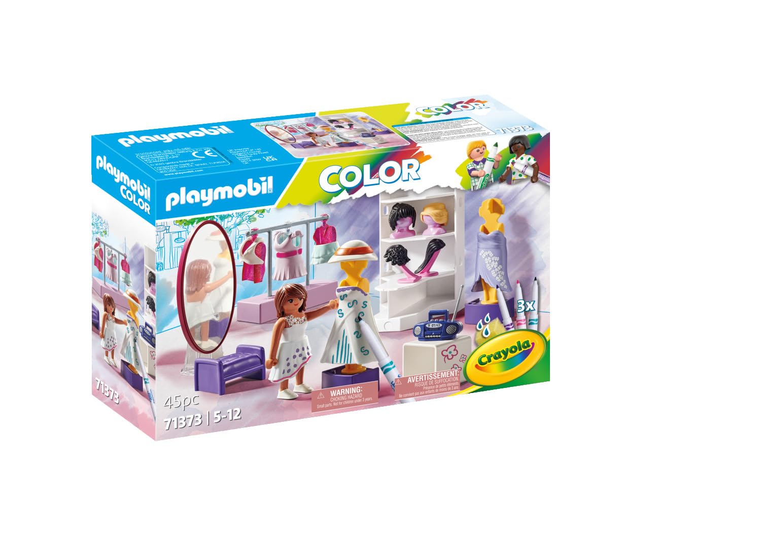 Playmobil Color 71373 Atelier di Moda playset 45 pezzi da 5 anni