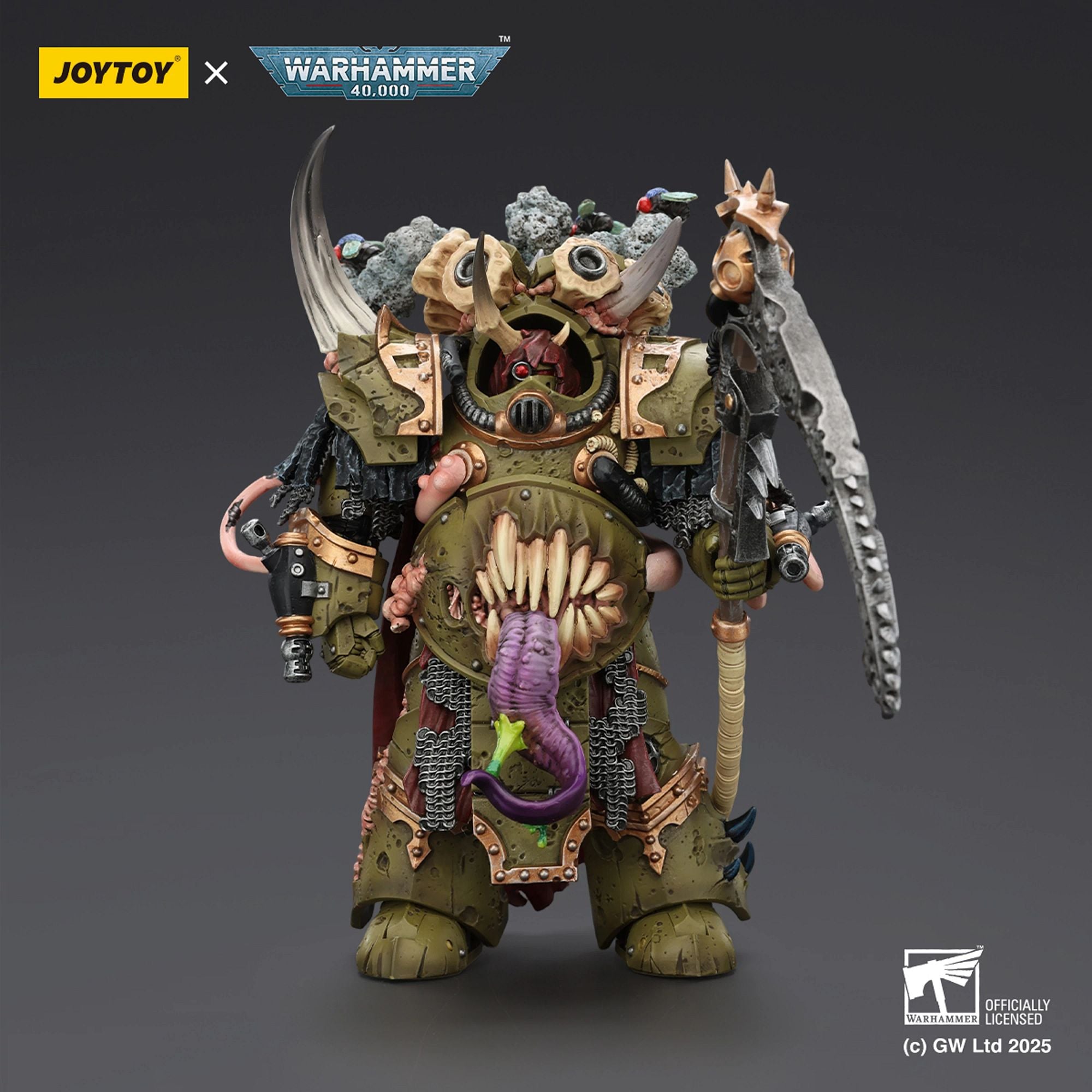JoyToy WH40K Death Guard Deathshroud Champion action figure 1/18