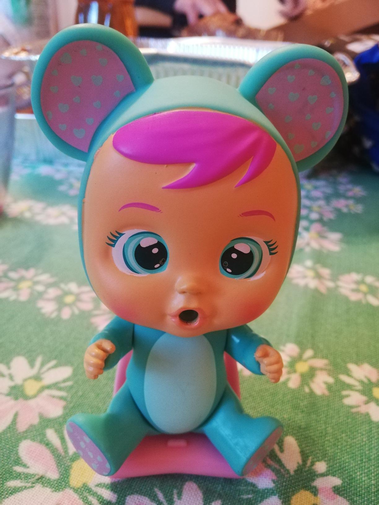 Cry Babies Magic Tears casetta biberon mini bambola 6 accessori