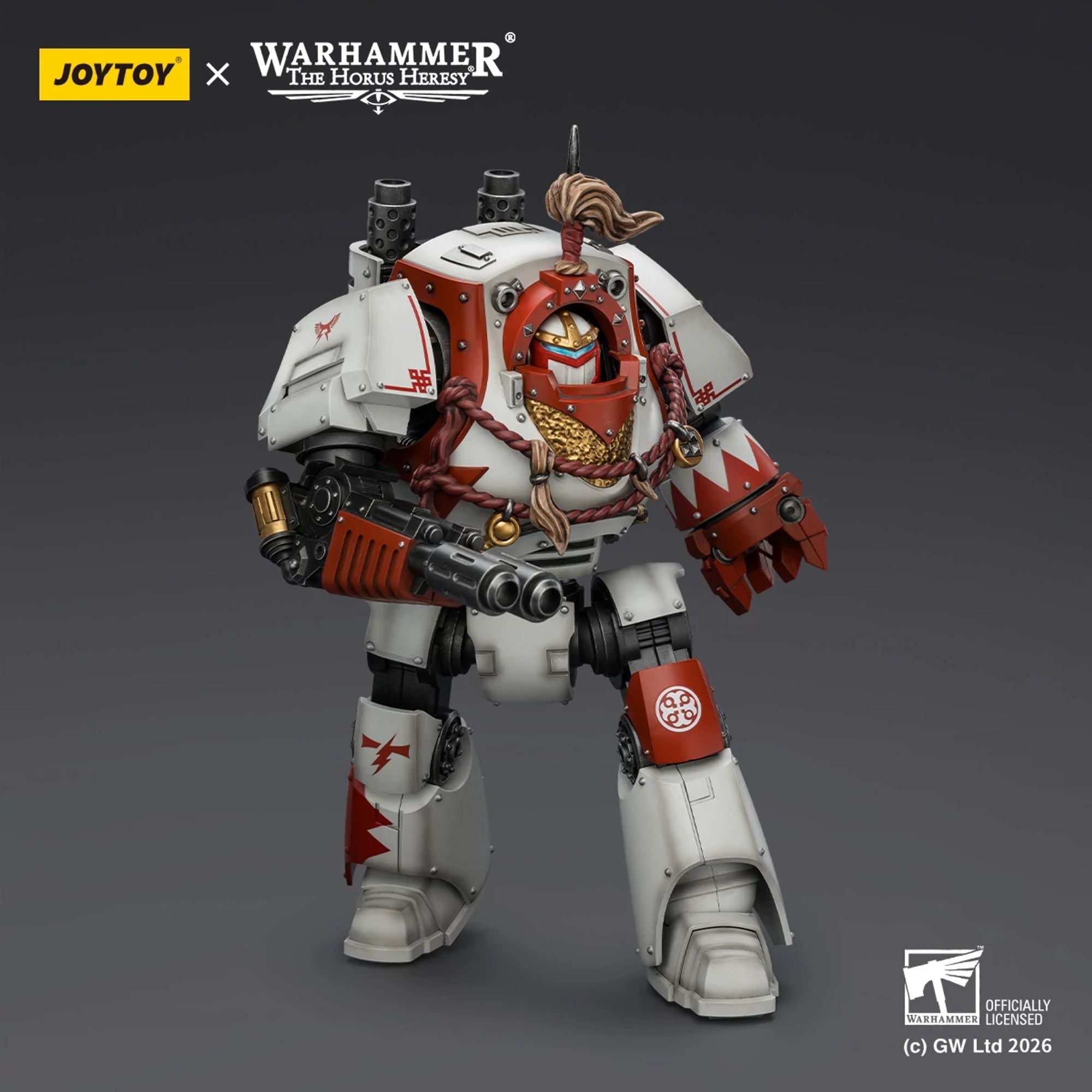 JoyToy White Scars Dreadnought Contemptor action figure 26cm