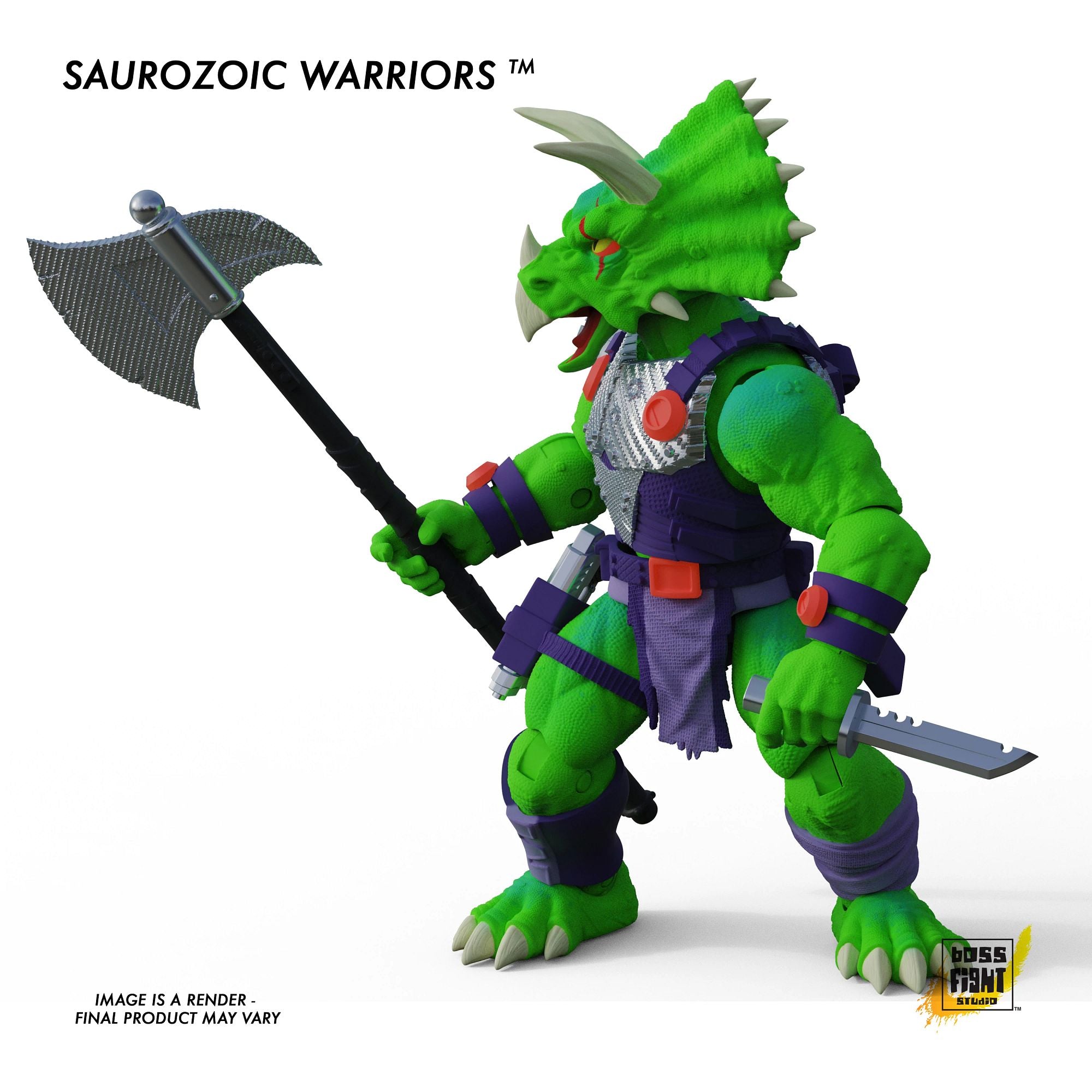 Boss Fight Studio Saurozoic Triax Skiver Action Figure