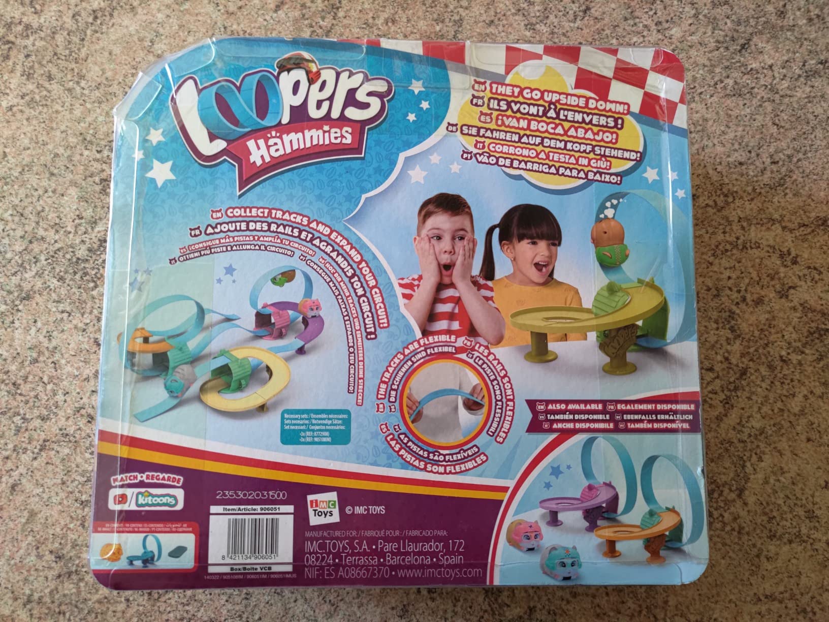 Imc Toys Loopers Hammies Turbo criceto interattivo pista