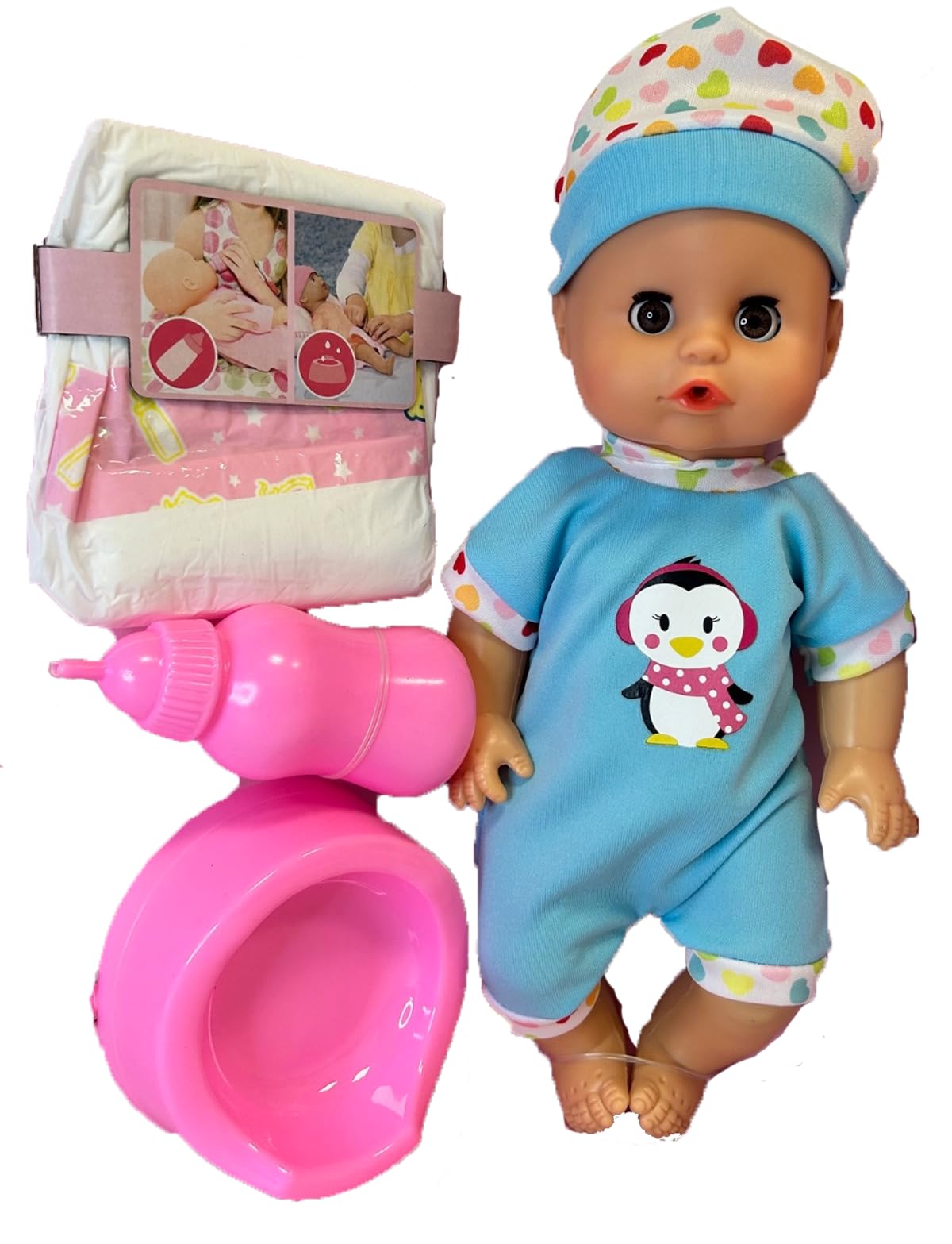 Cicciobello bambolotto 32 cm beve fa pipì con vasino