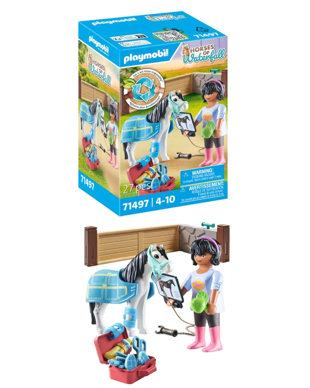 Playmobil Horses 71497 Veterinaria Cavalli playset 27 pezzi