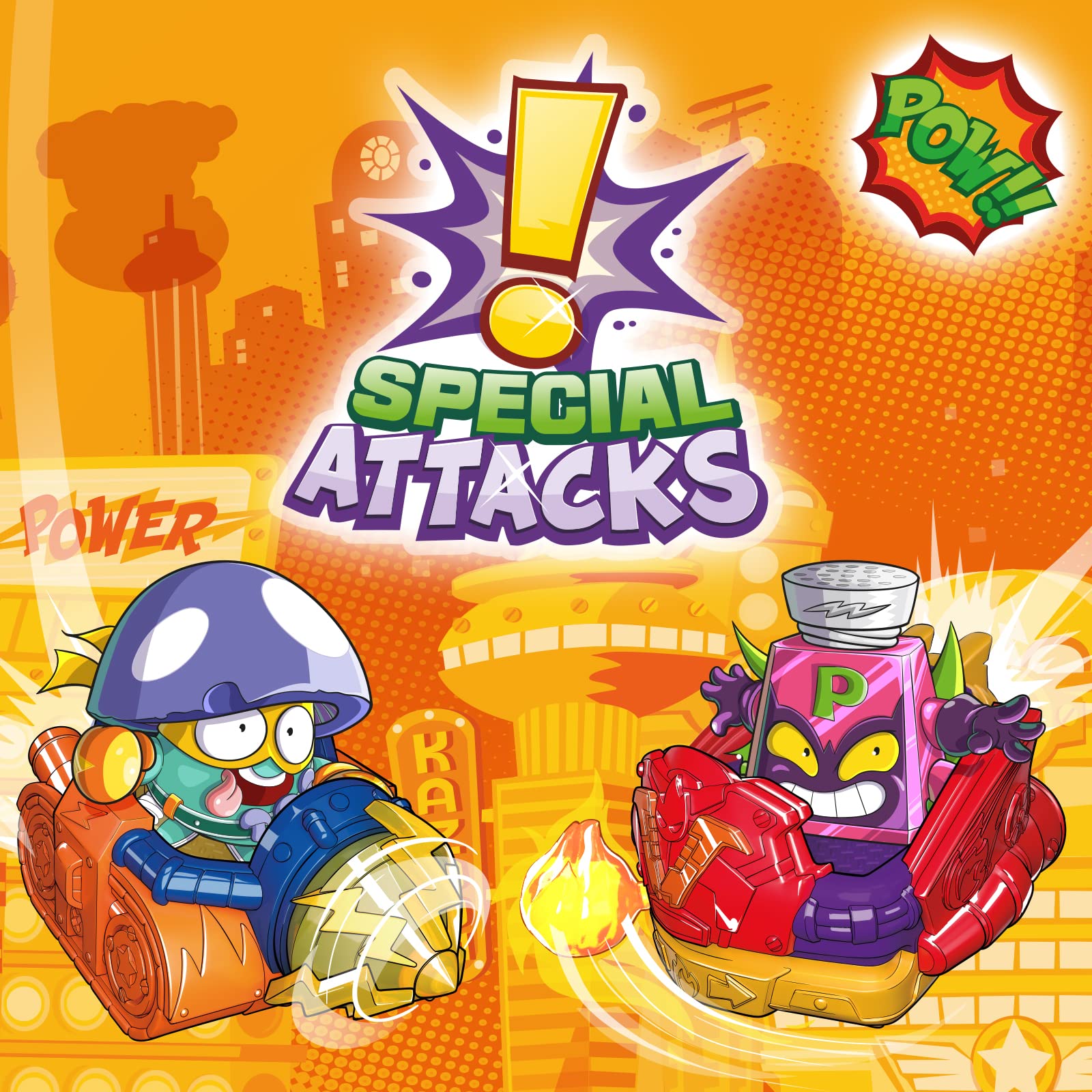 SuperThings Power Machines blister 4 figure e 2 PowerJet argentato