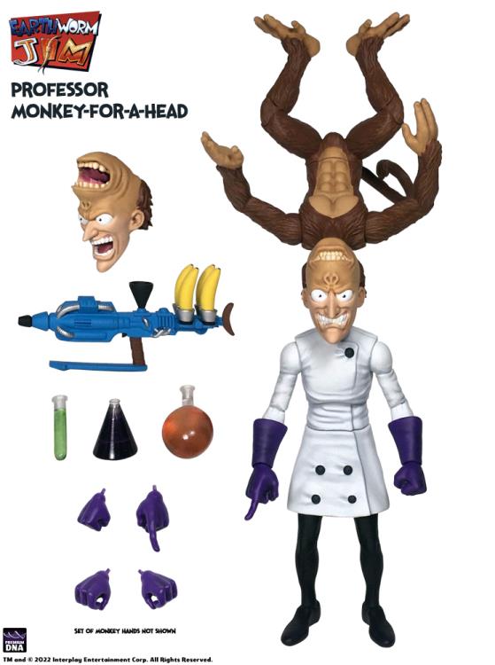 Premium DNA Earthworm Jim Wave 1 Complete Set 4 action figure