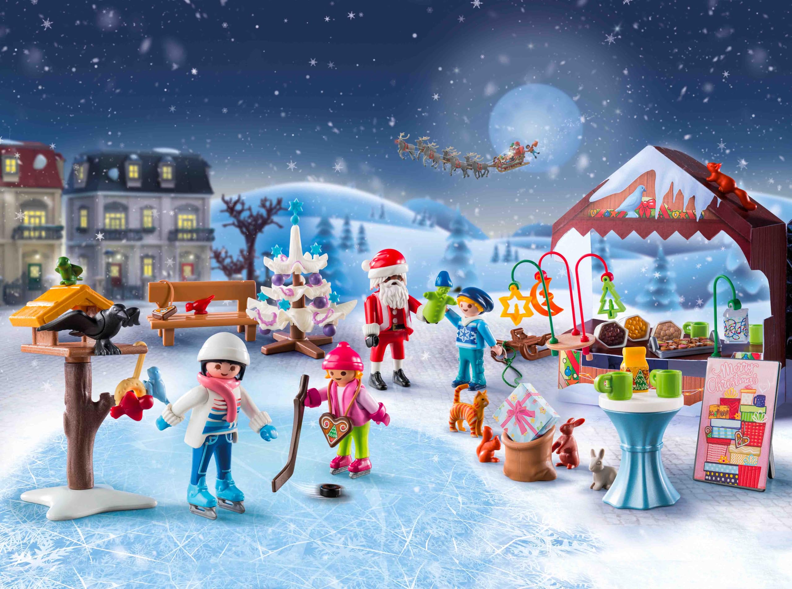 PLAYMOBIL Christmas 71472 Calendario Avvento mercatini