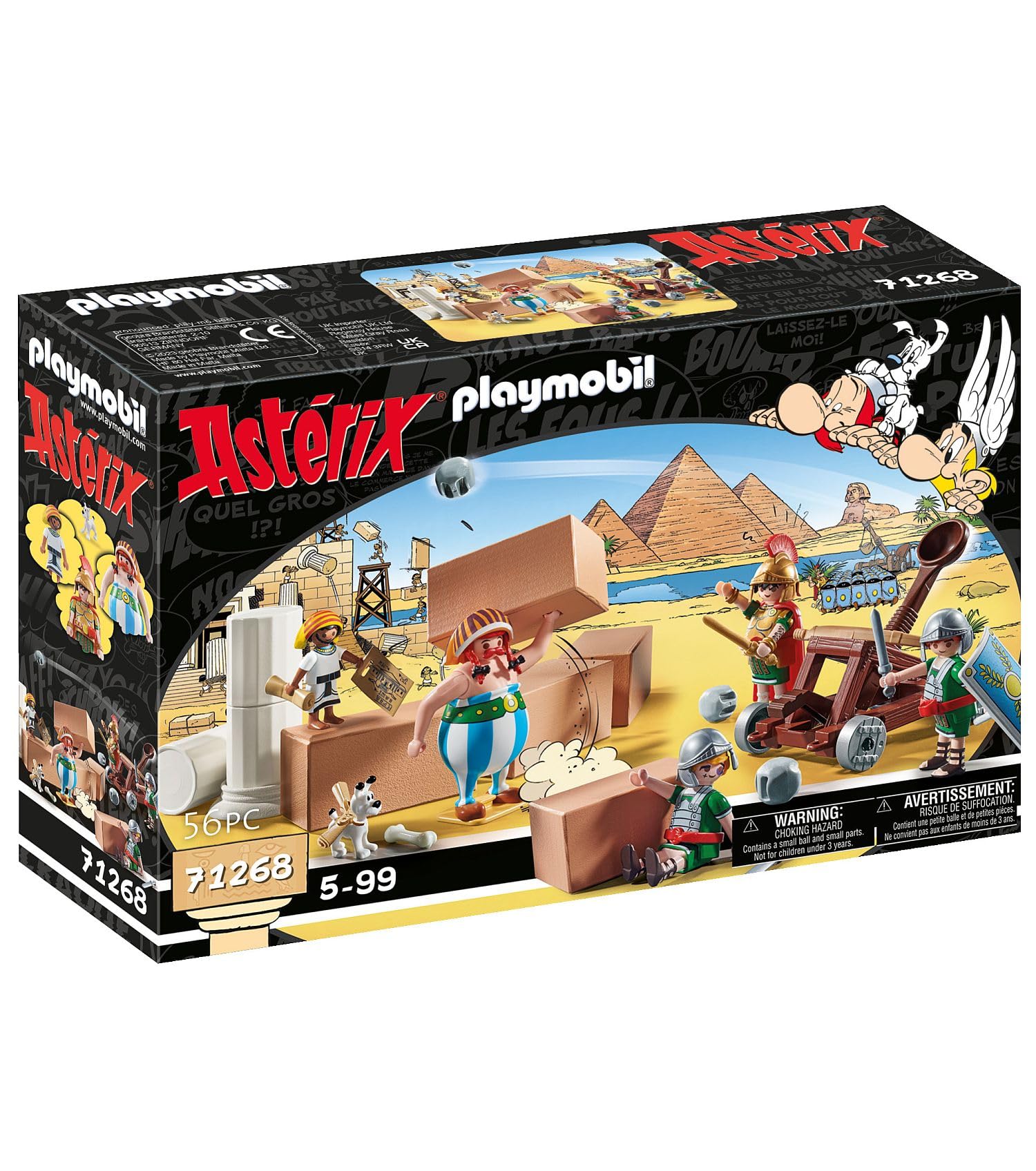 Playmobil Asterix 71268 Numerobis Battaglia Palazzo playset 56 pezzi