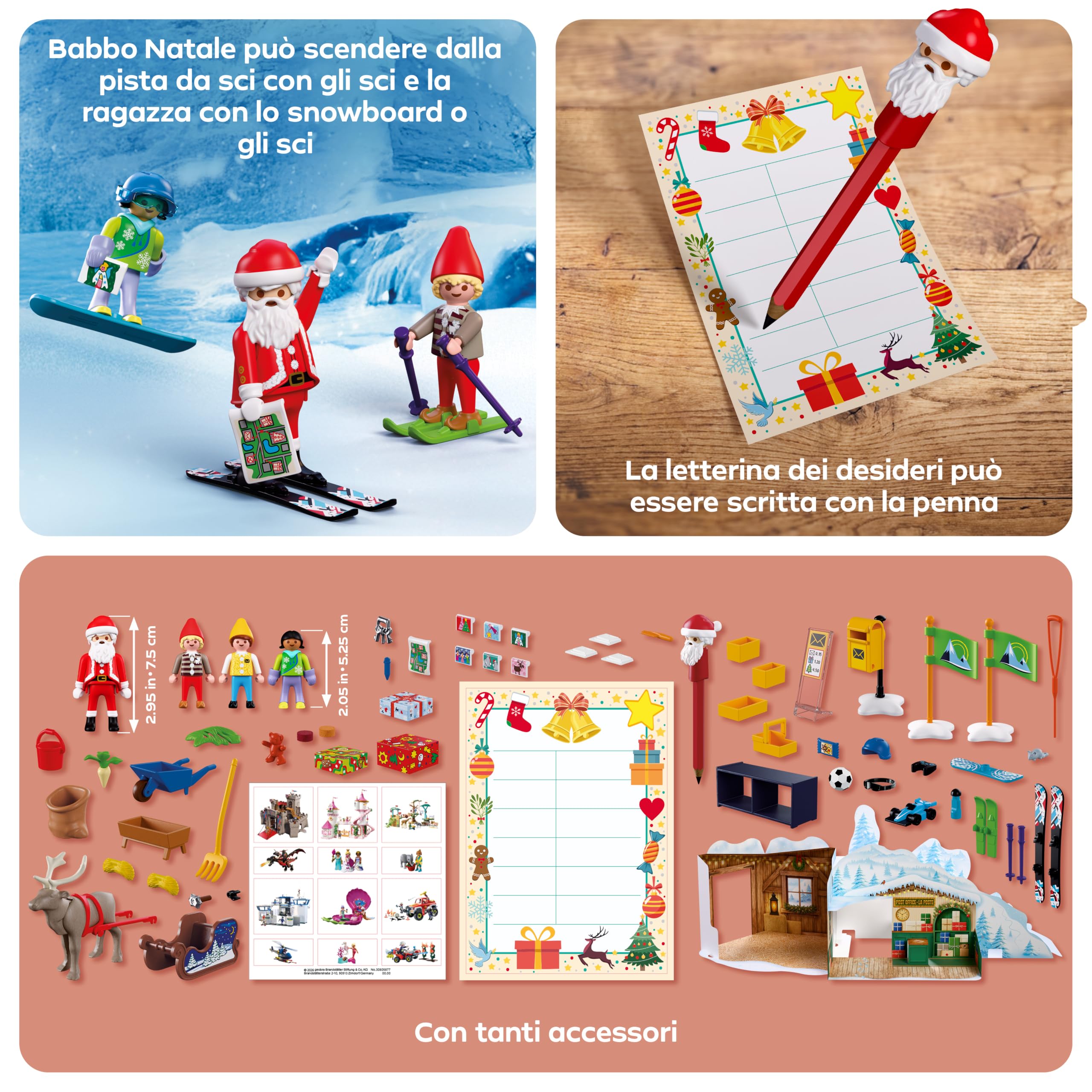 Playmobil Christmas 72226 calendario Avvento Polo Nord slitta