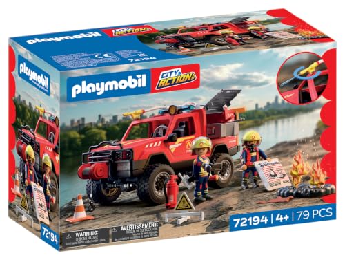 PLAYMOBIL City Action 72194 pick-up pompieri spruzza acqua