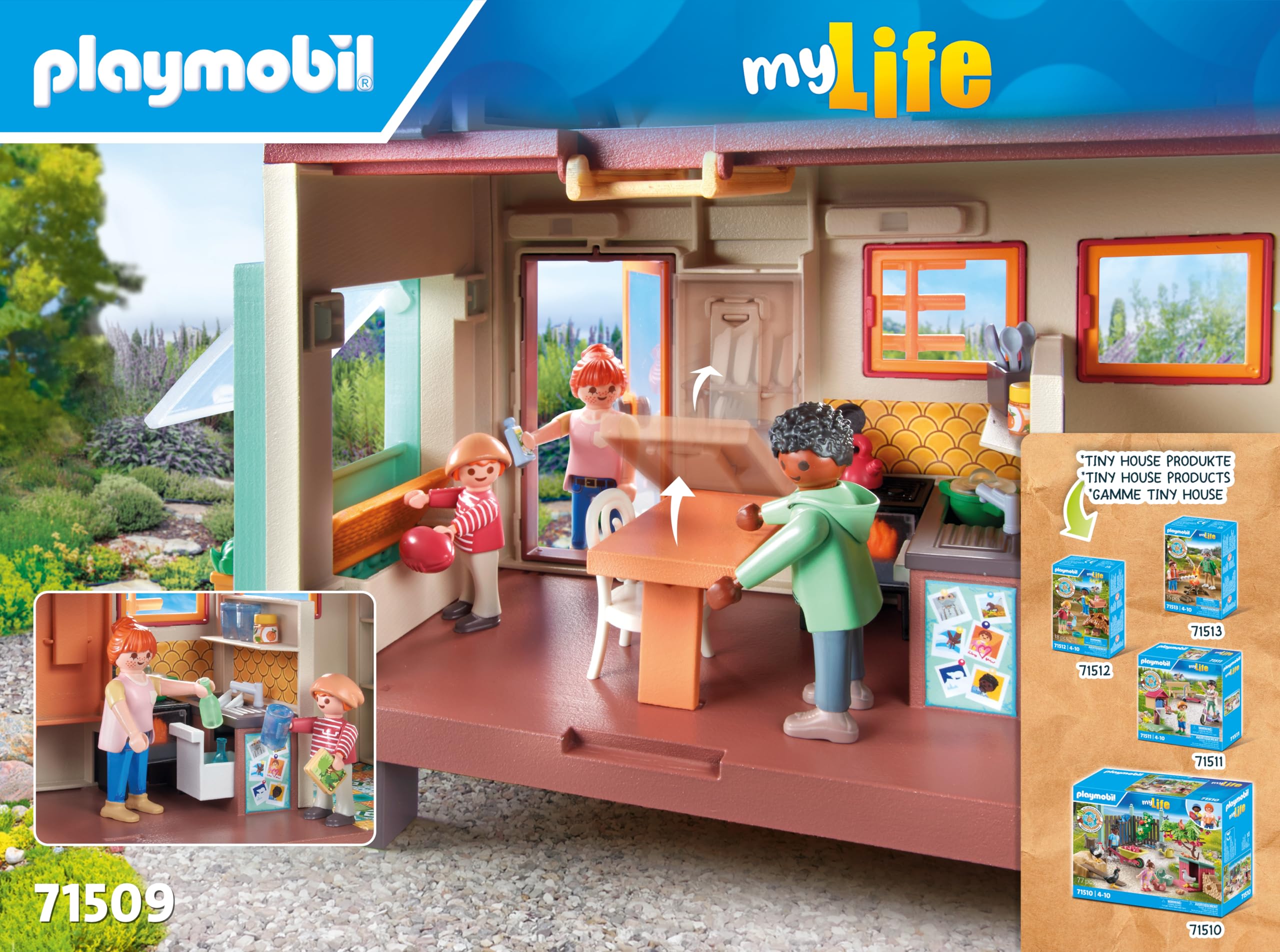 PLAYMOBIL My Life 71509 tiny house casa ecologica 160 pezzi
