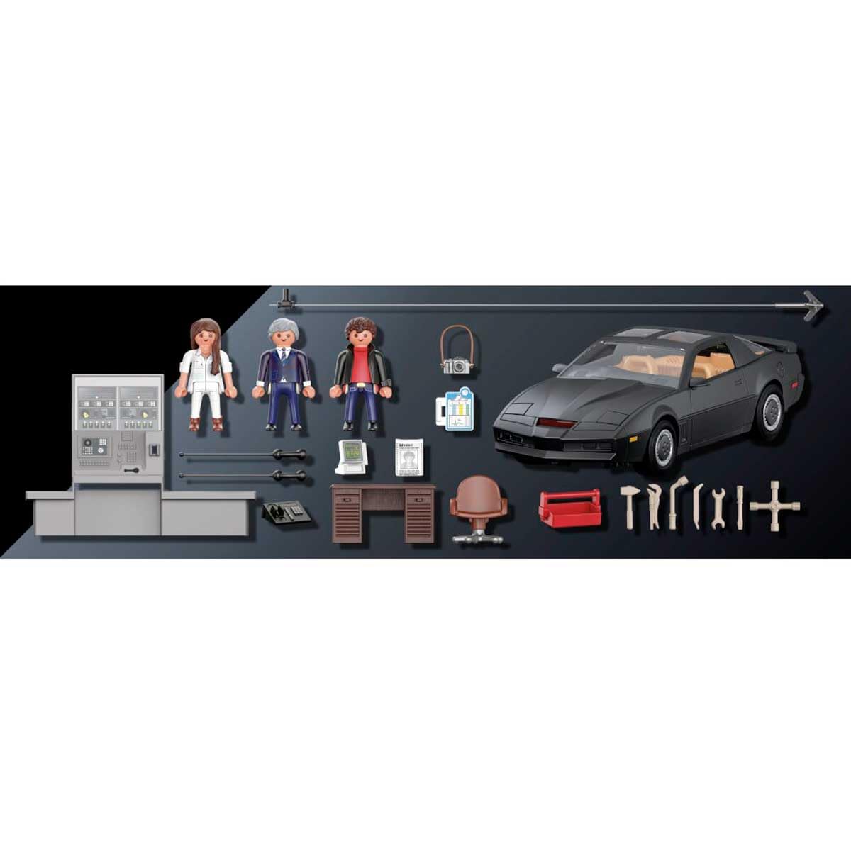PLAYMOBIL Knight Rider 70924 K.I.T.T. auto luci e suoni