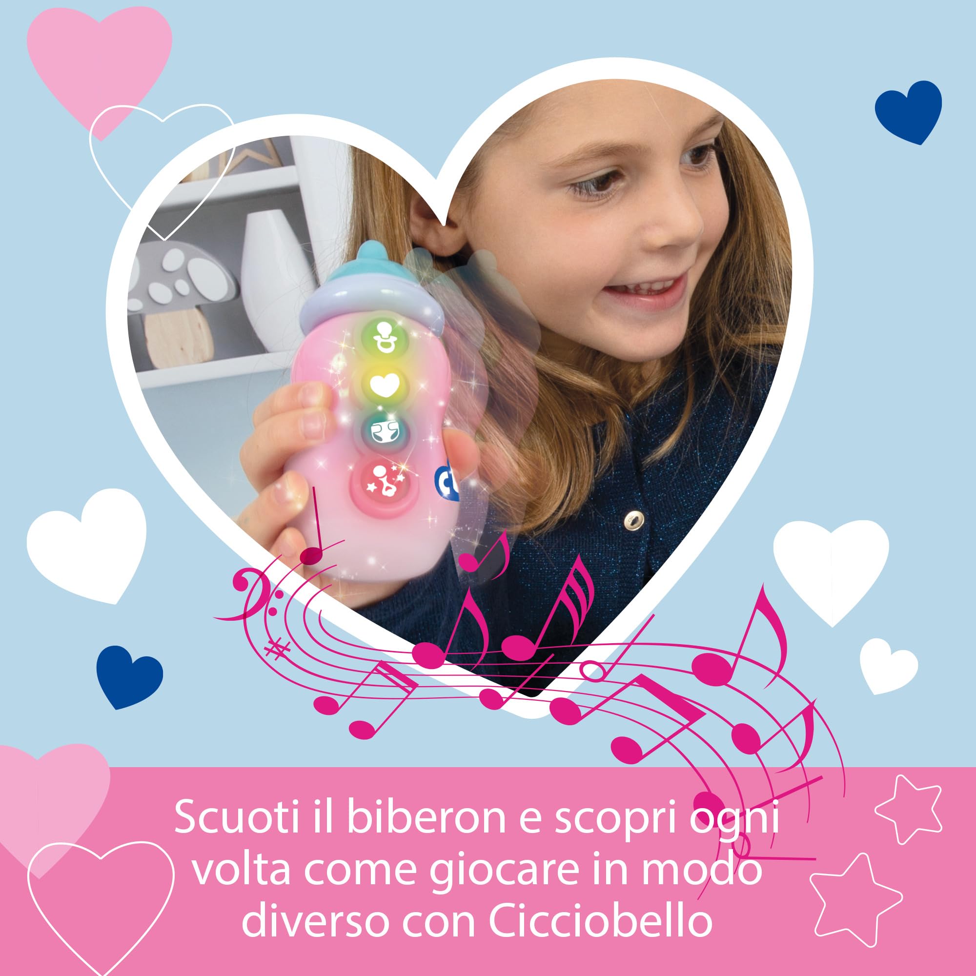 Cicciobello Baby Monitor Bambola Interattiva 30 cm Morbida