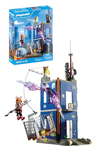 PLAYMOBIL Heroes 72022 Duello alla Torre degli Eroi con Verricello