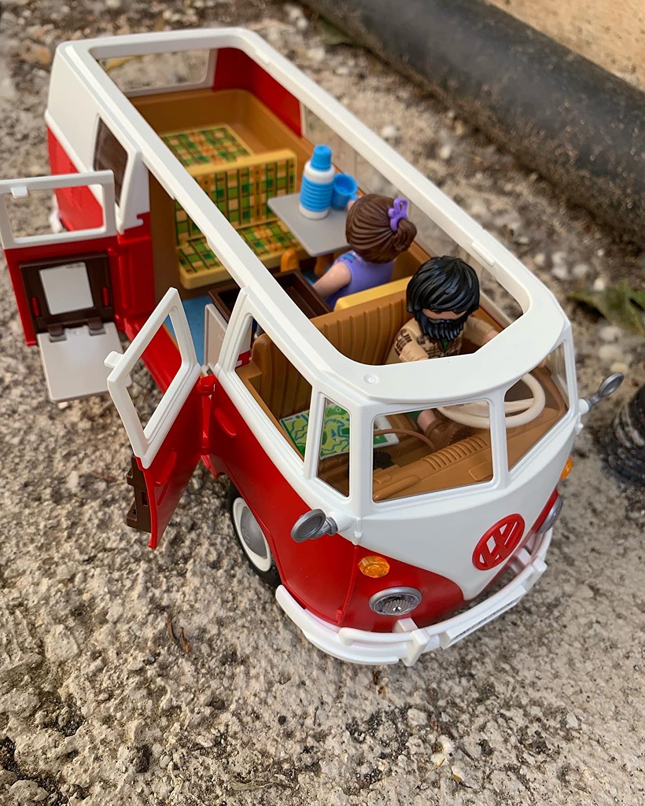 PLAYMOBIL Volkswagen 70176 Bulli T1 bus campeggio rosso