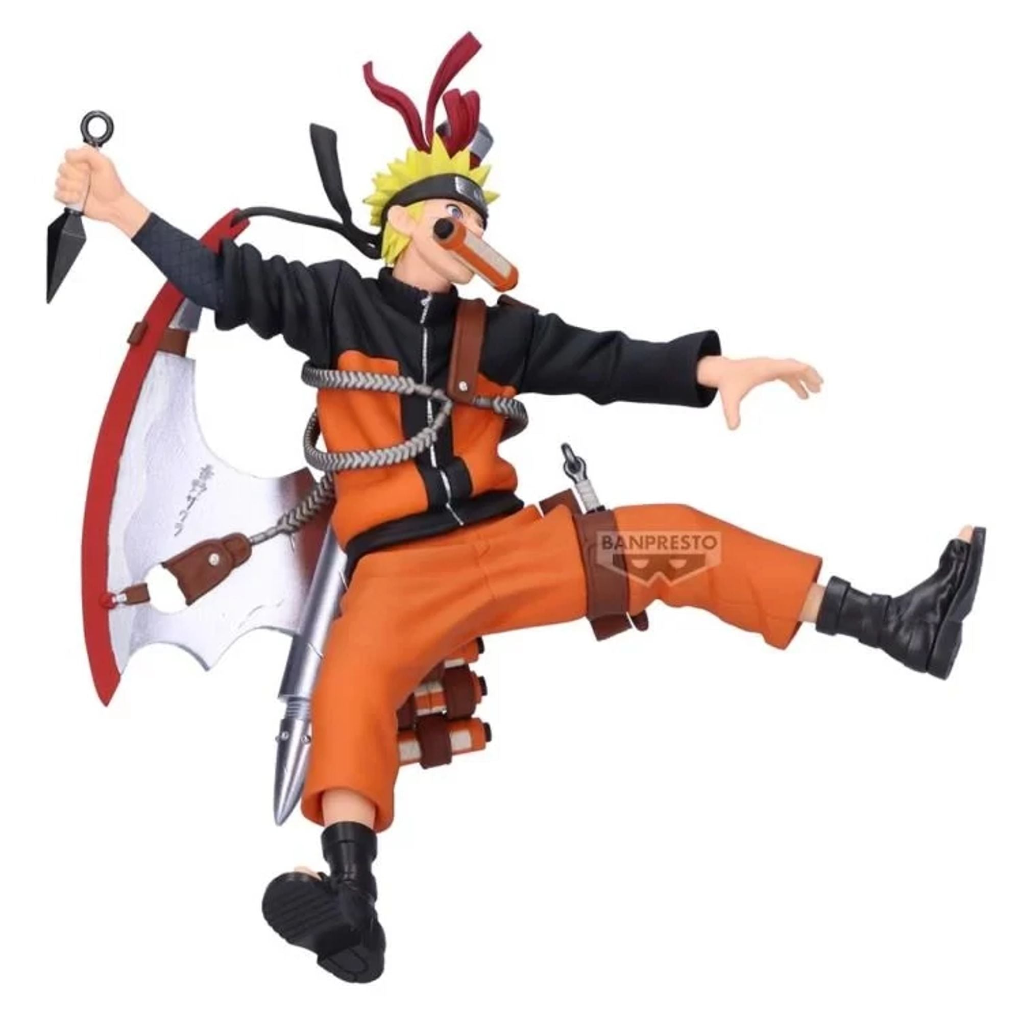 Banpresto Naruto Vibration Stars statua Naruto Uzumaki 20 cm