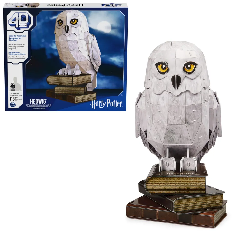 Spin Master 4D Build Harry Potter Edvige puzzle 3D 118 pezzi