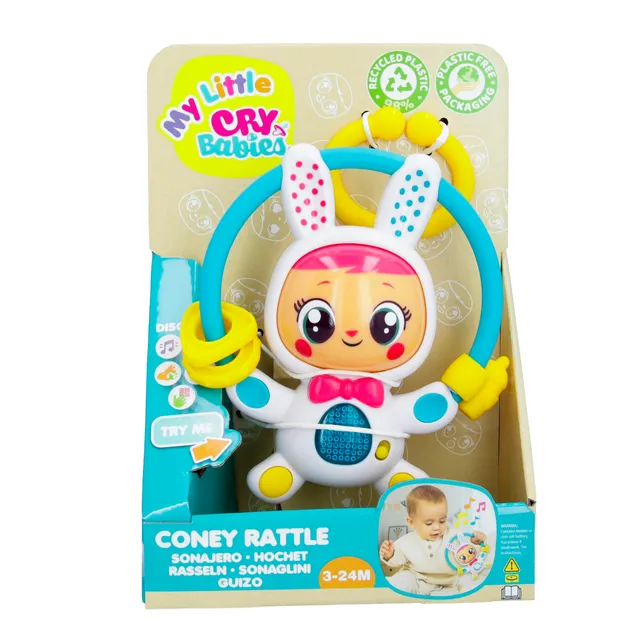 CRY BABIES Coney sonaglio neonato interattivo My Little