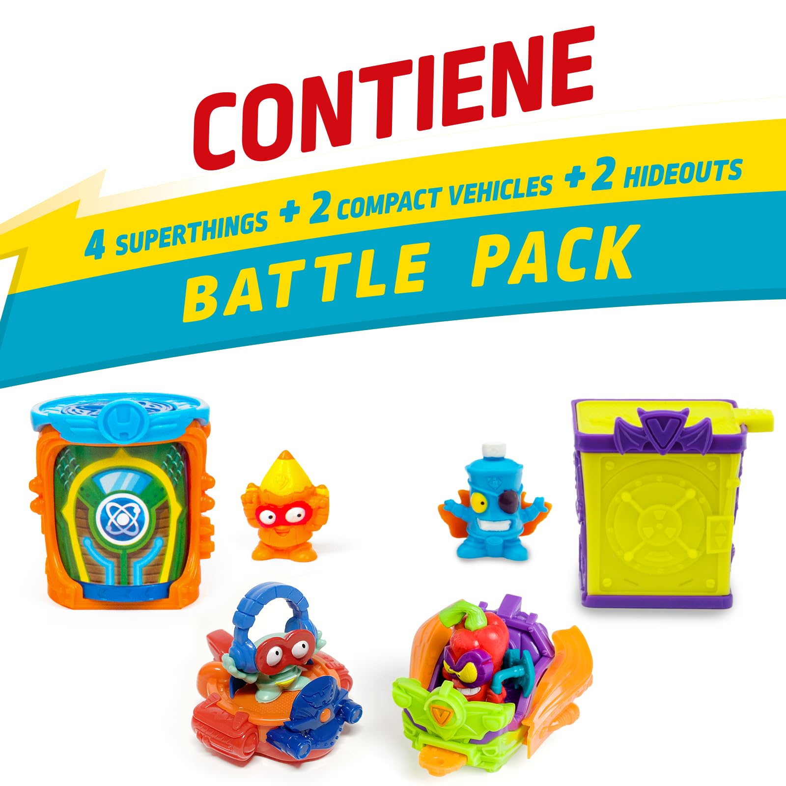 SUPERTHINGS Legends personaggi e veicoli assortimento 8 pezzi