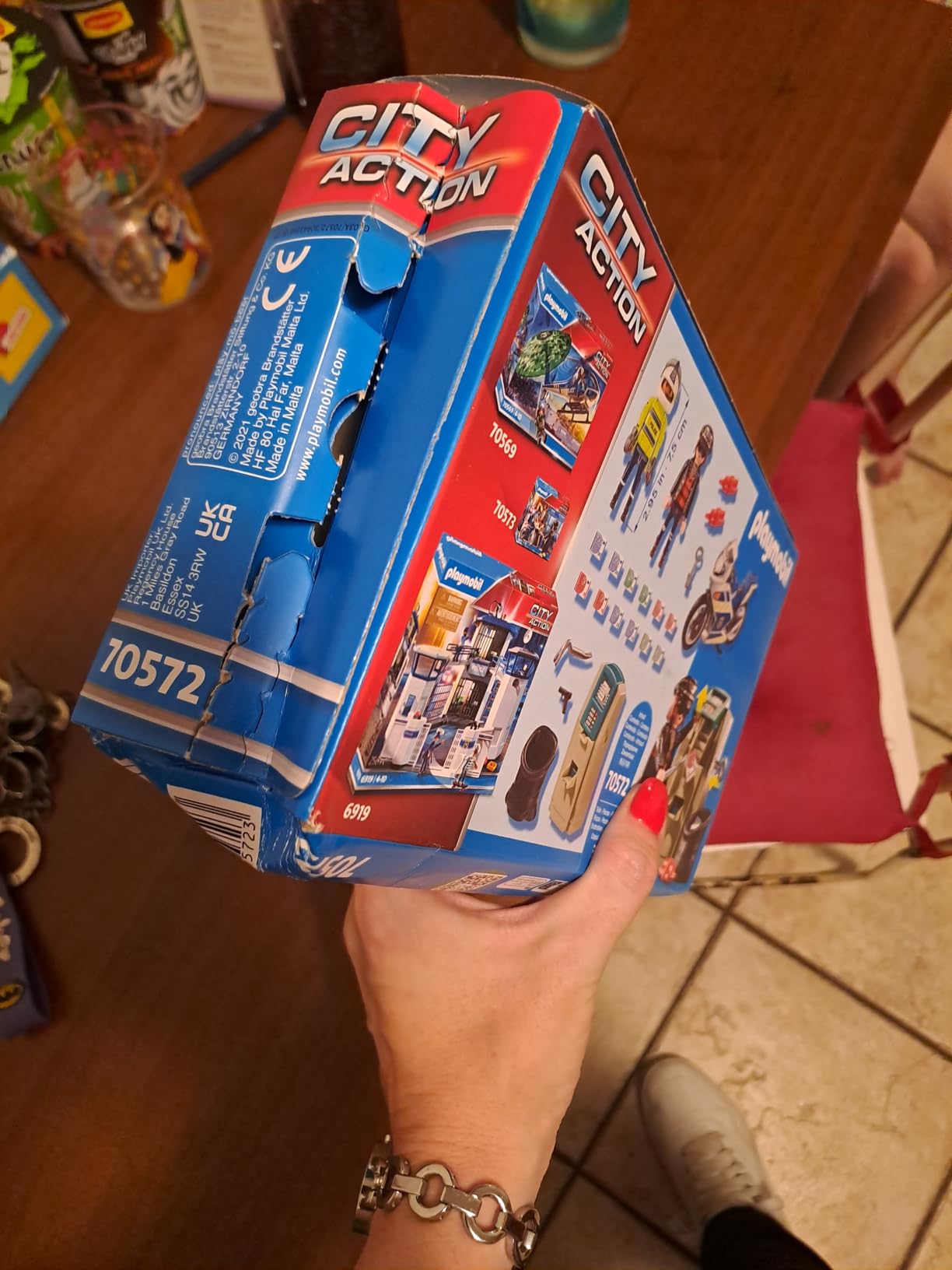 PLAYMOBIL City Action 70572 quad polizia con ladro 32 pezzi