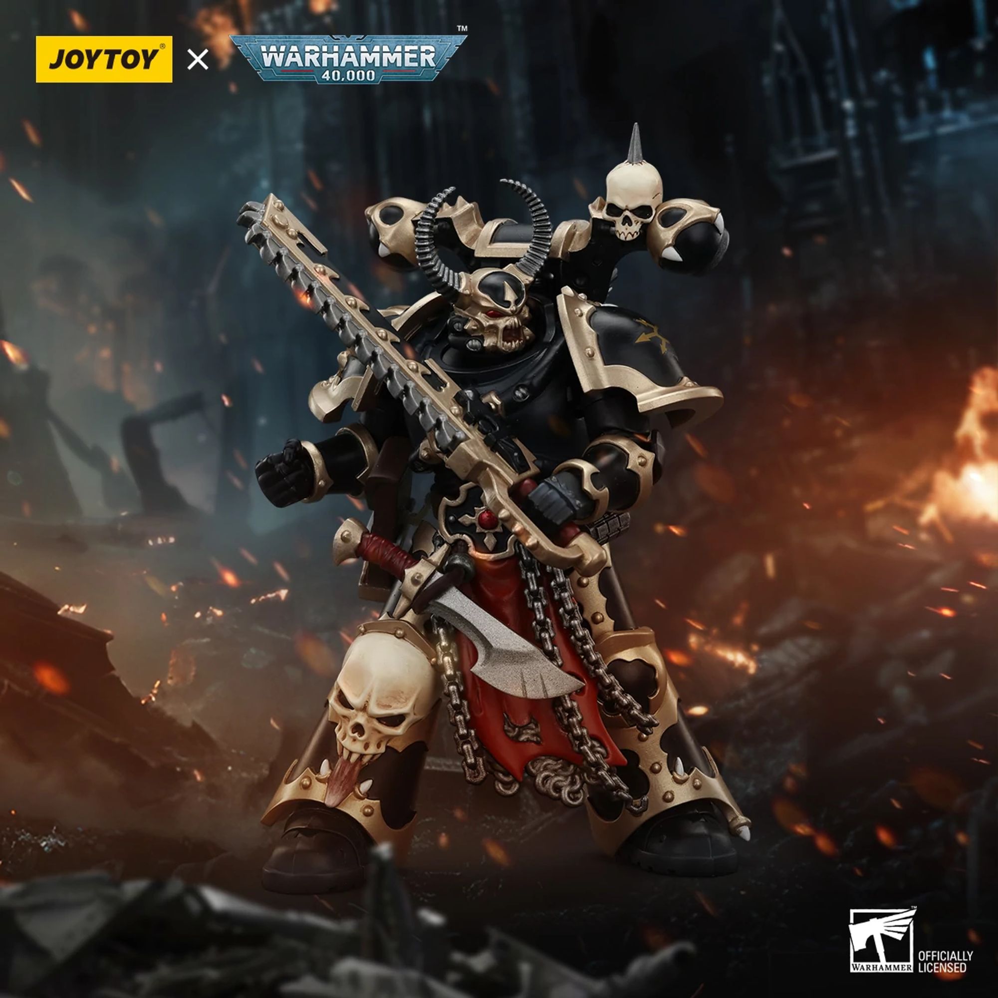 JoyToy Warhammer 40K Black Legion Chosen action figure 1/18
