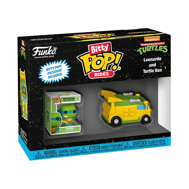Funko Bitty Pop! Ride TMNT Leonardo con Van mini figure