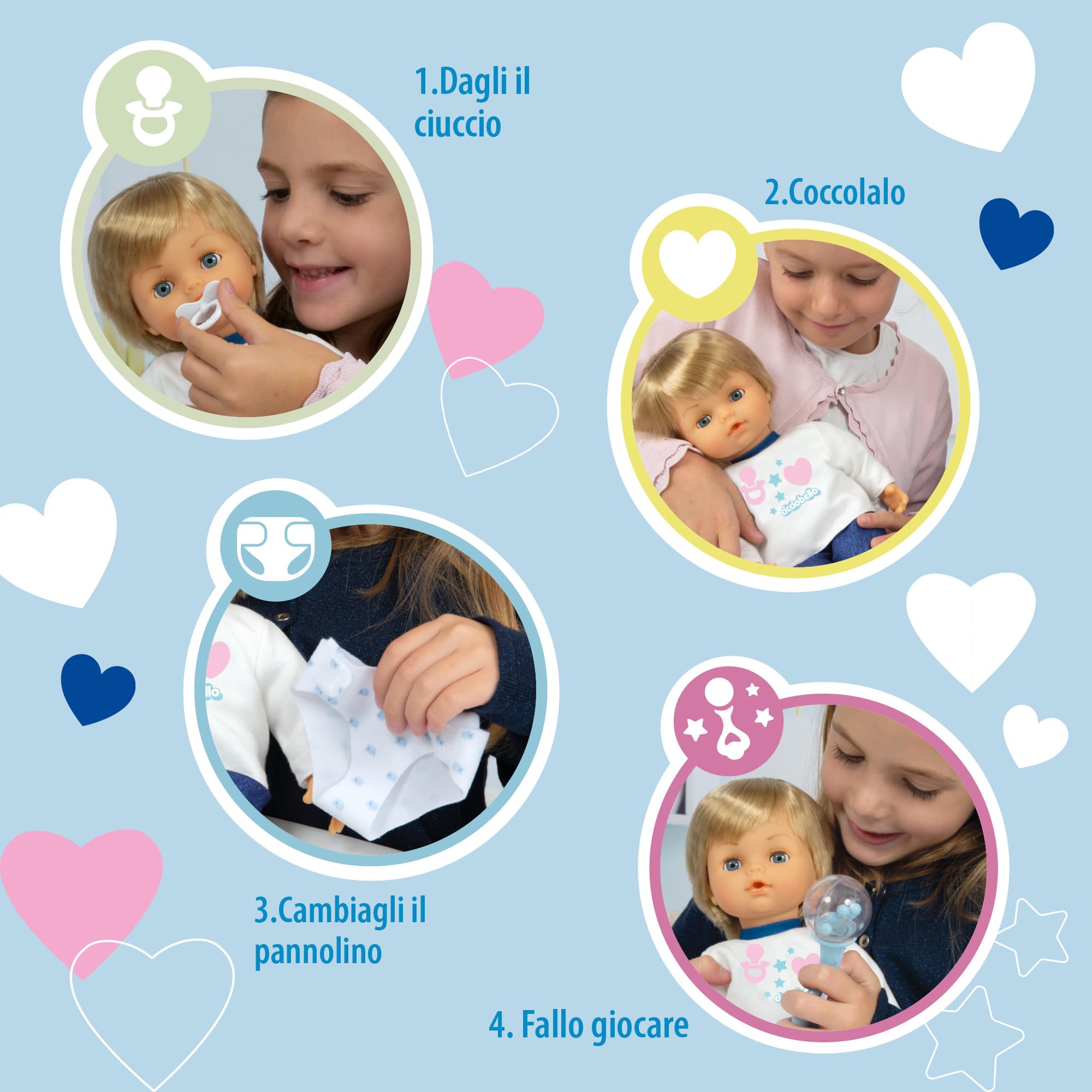 Cicciobello Baby Monitor Bambola Interattiva 30 cm Morbida