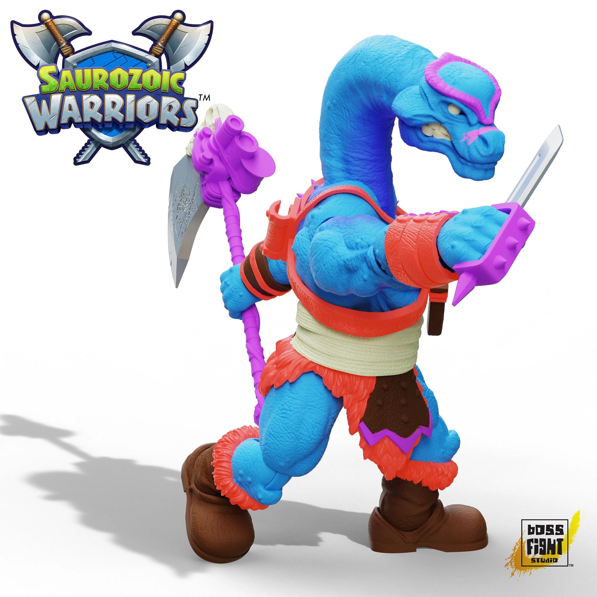 Boss Fight Studio Saurozoic Warriors Range Brakhion action figure