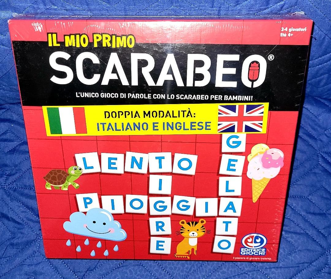 Spin Master Kids Games Il Mio Primo Scarabeo gioco italiano-inglese