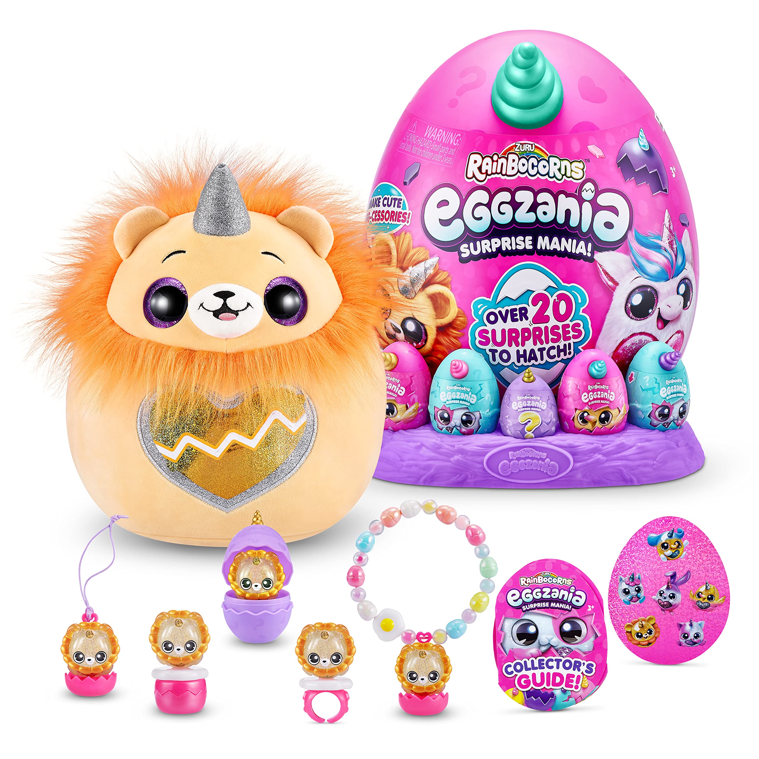 Rainbocorns Eggzania Surprise Mania Peluche Sorpresa Uovo