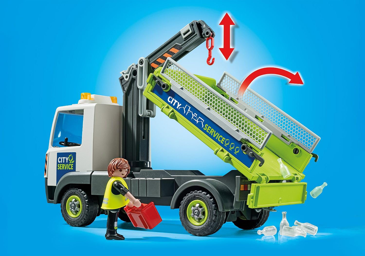 Playmobil City Action 71431 camion trasporto rifiuti 62 pezzi