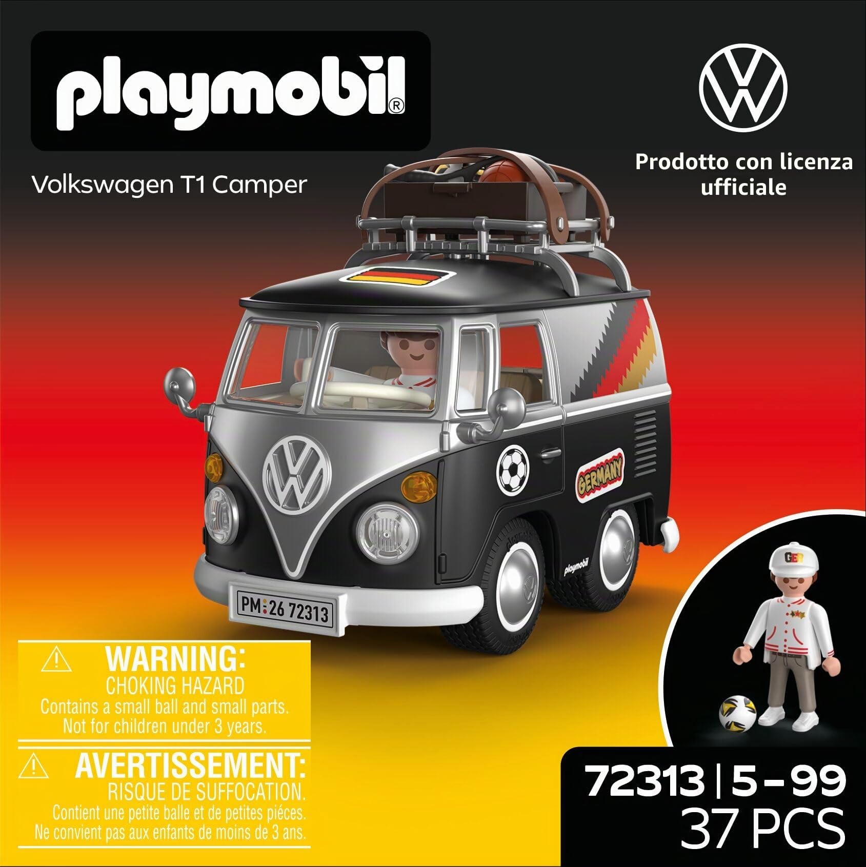 Playmobil Volkswagen 72313 camper T1 GER Edition sport