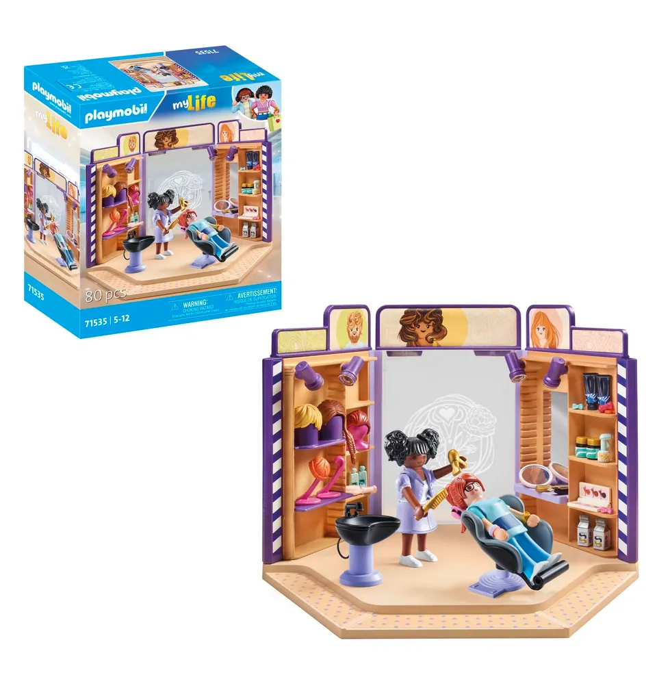 PLAYMOBIL myLife 71535 Parrucchiera playset 80 pezzi
