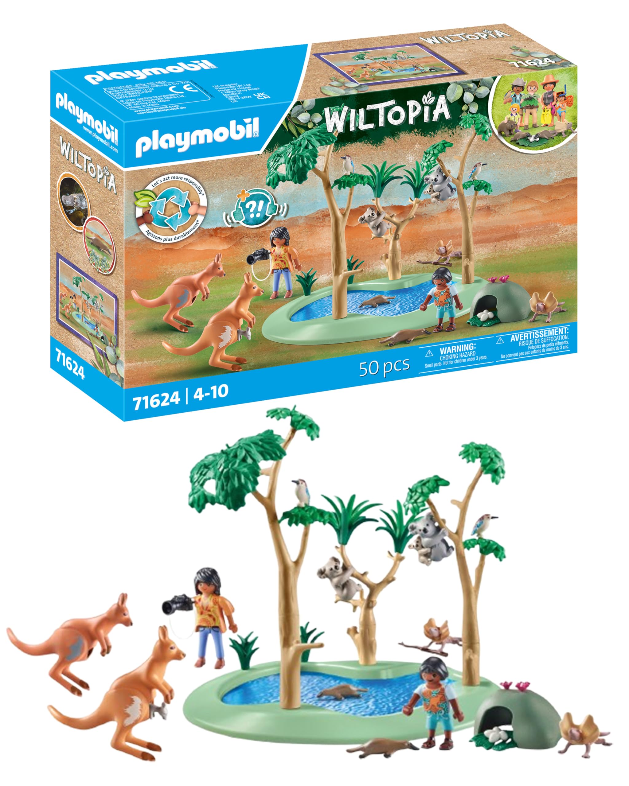 PLAYMOBIL Wiltopia 71624 Fauna Australiana Giocattolo 50 Pezzi