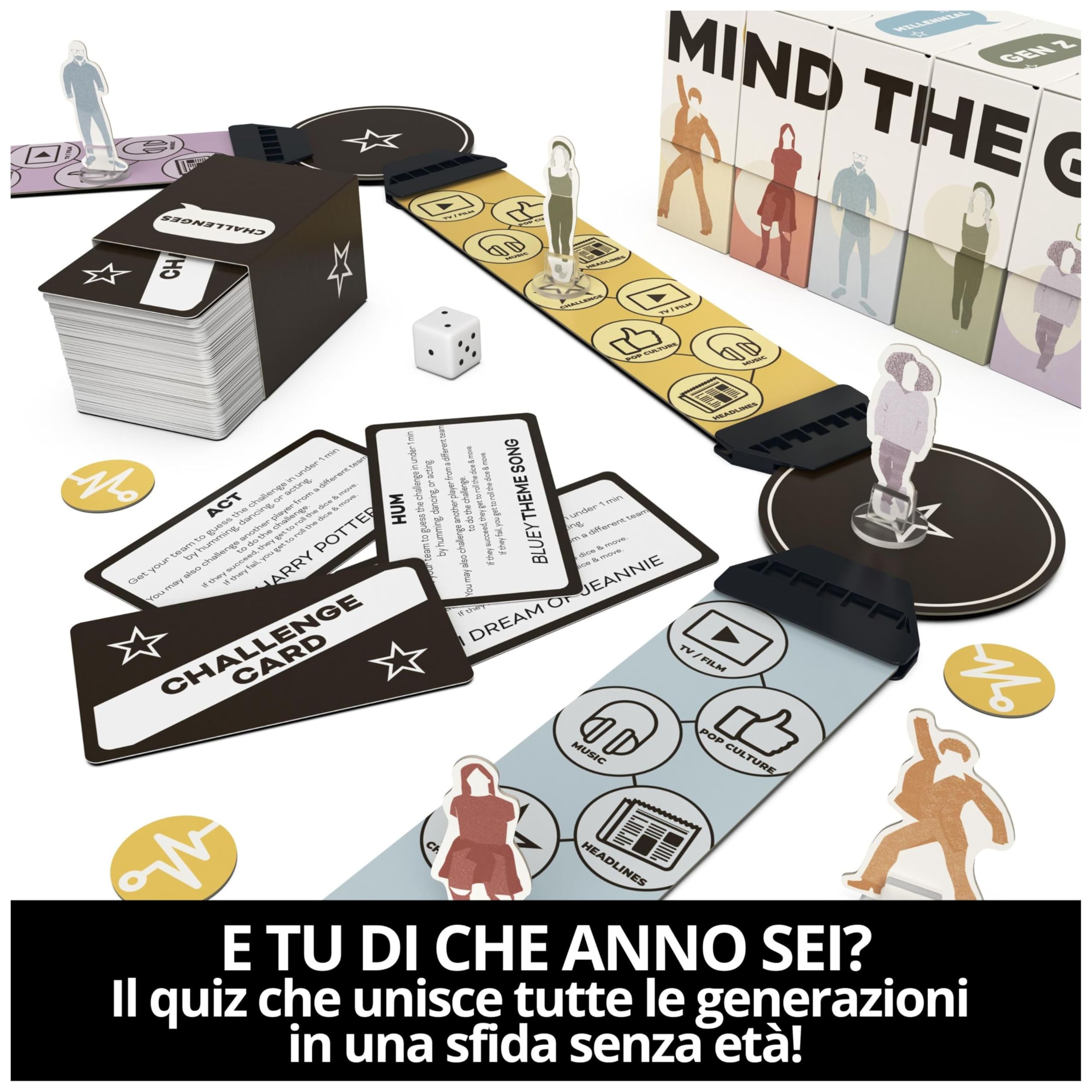 Spin Master Party Games Mind The Gap Quiz 2000 Domande 8+