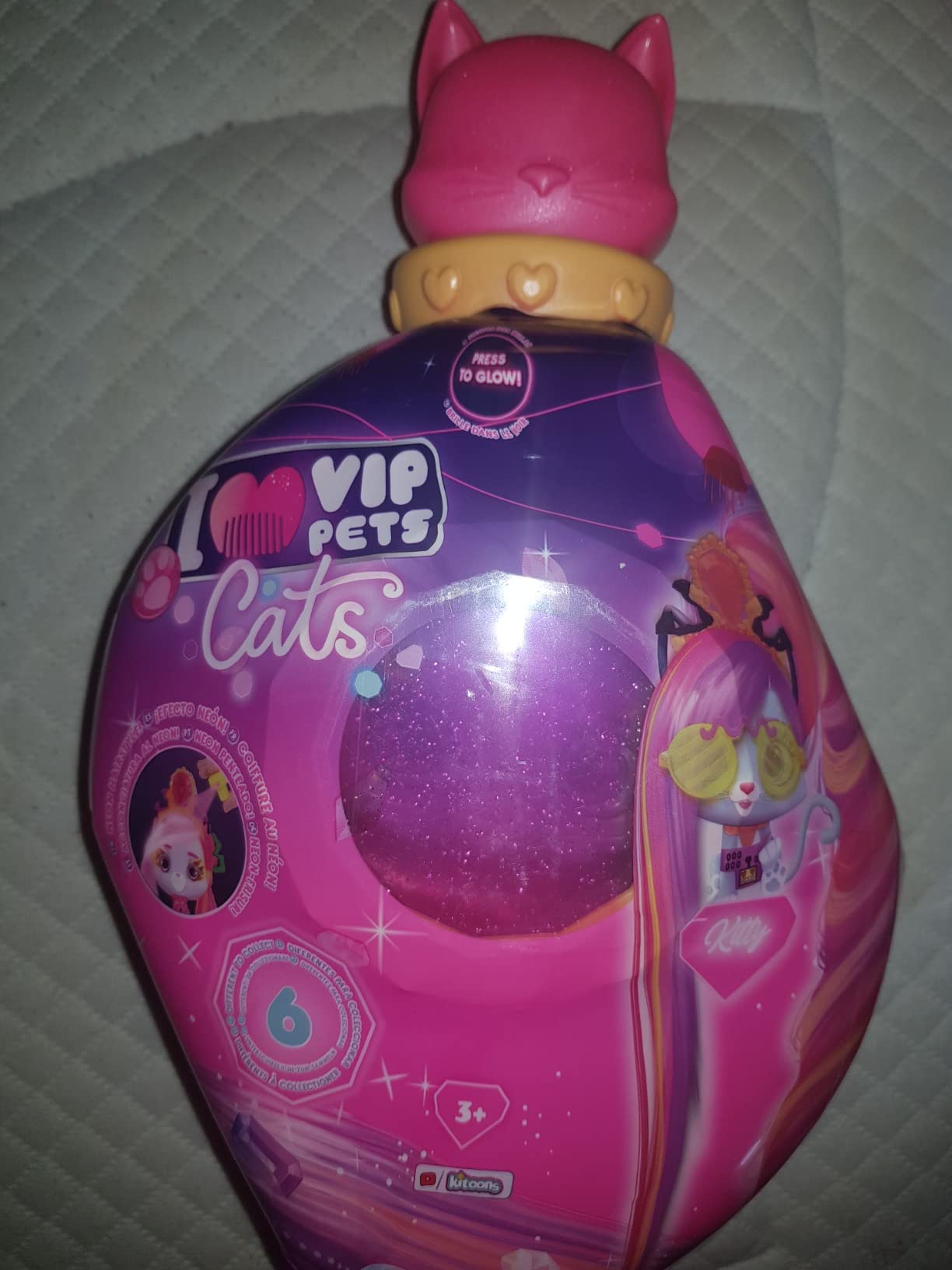 VIP Pets Cats Kitty gattini collezione brillano al buio 15 accessori