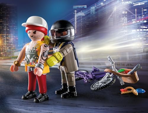 PLAYMOBIL City Action 71255 Starter Pack forze speciali playset moto