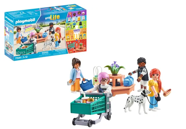Playmobil myLife 71541 MyFigures Shopping Playset 80 Pezzi