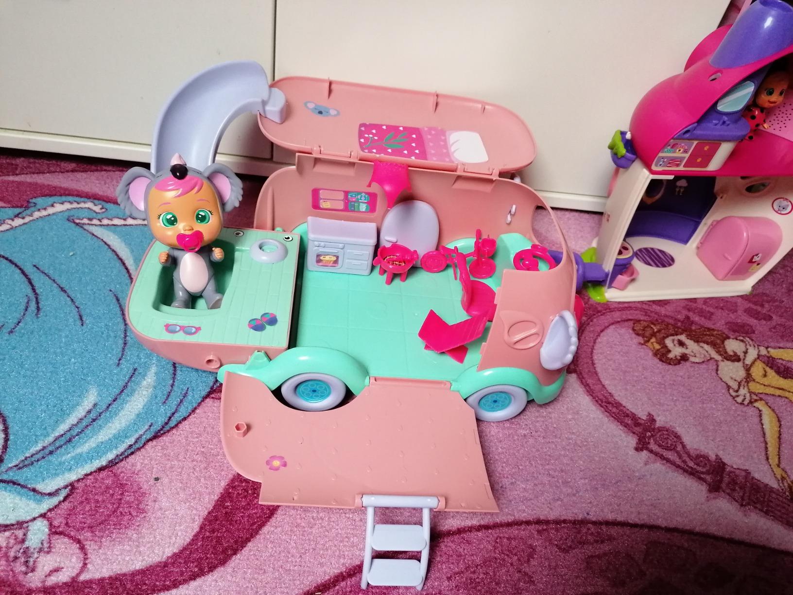 Imc Toys Cry Babies Magic Tears Koali Campervan camper con bambola