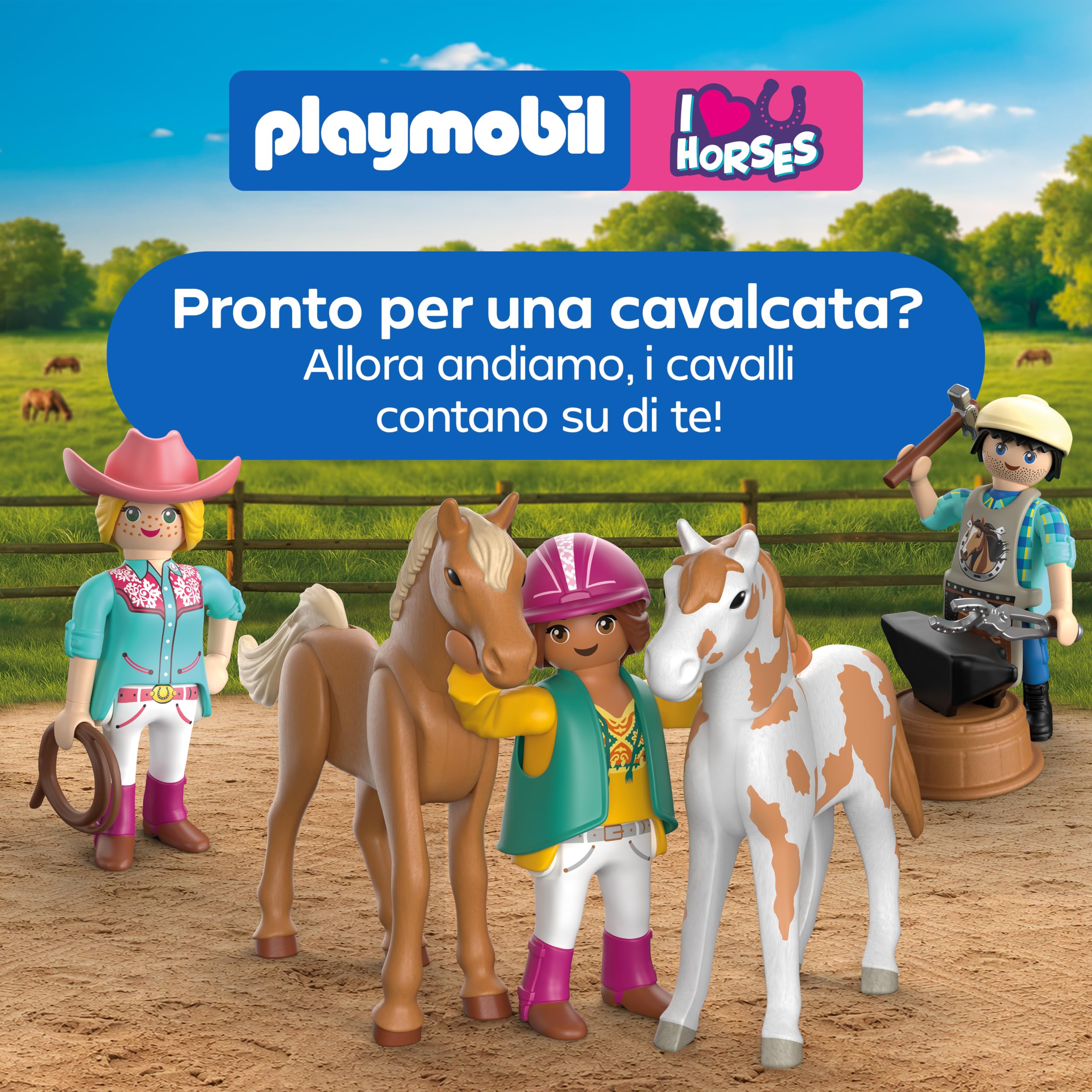 Playmobil I Love Horses 72128 clinica veterinaria con cavallo