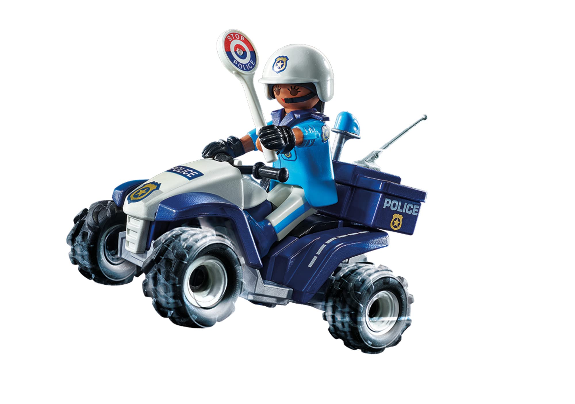 PLAYMOBIL City Action 71092 Quad Polizia pull-back