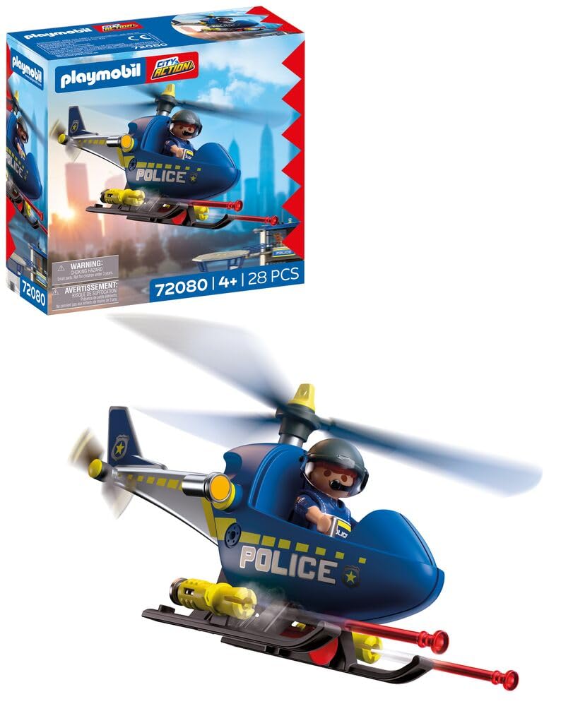 PLAYMOBIL City Action 72066 Veicolo SWAT polizia con moto