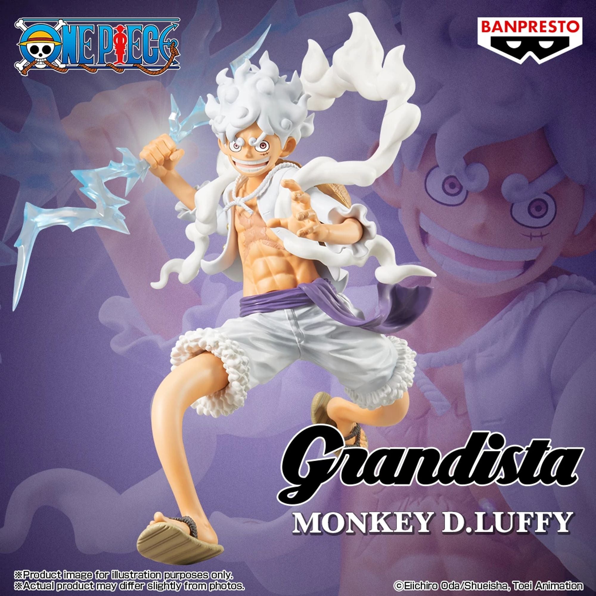 Banpresto Grandista Luffy Gear 5 statua One Piece 13 cm