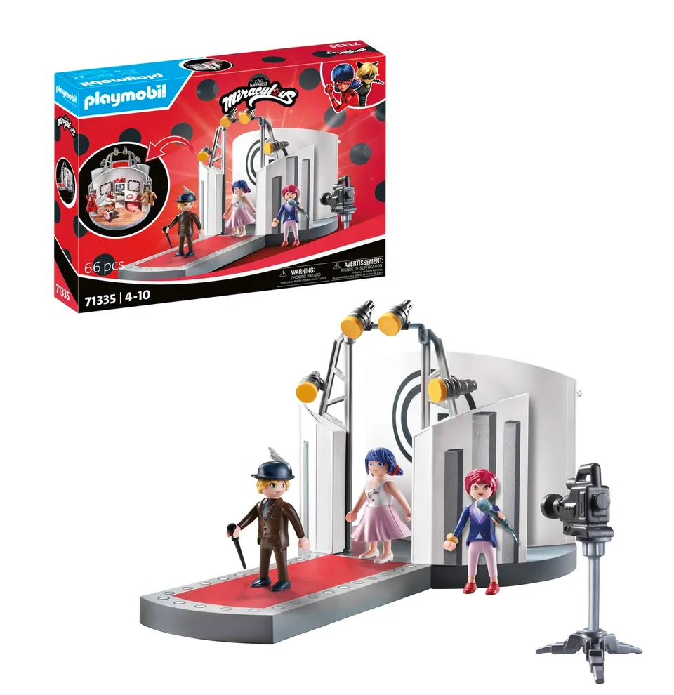 PLAYMOBIL Miraculous 71335 Sfilata Adrien Parigi playset moda