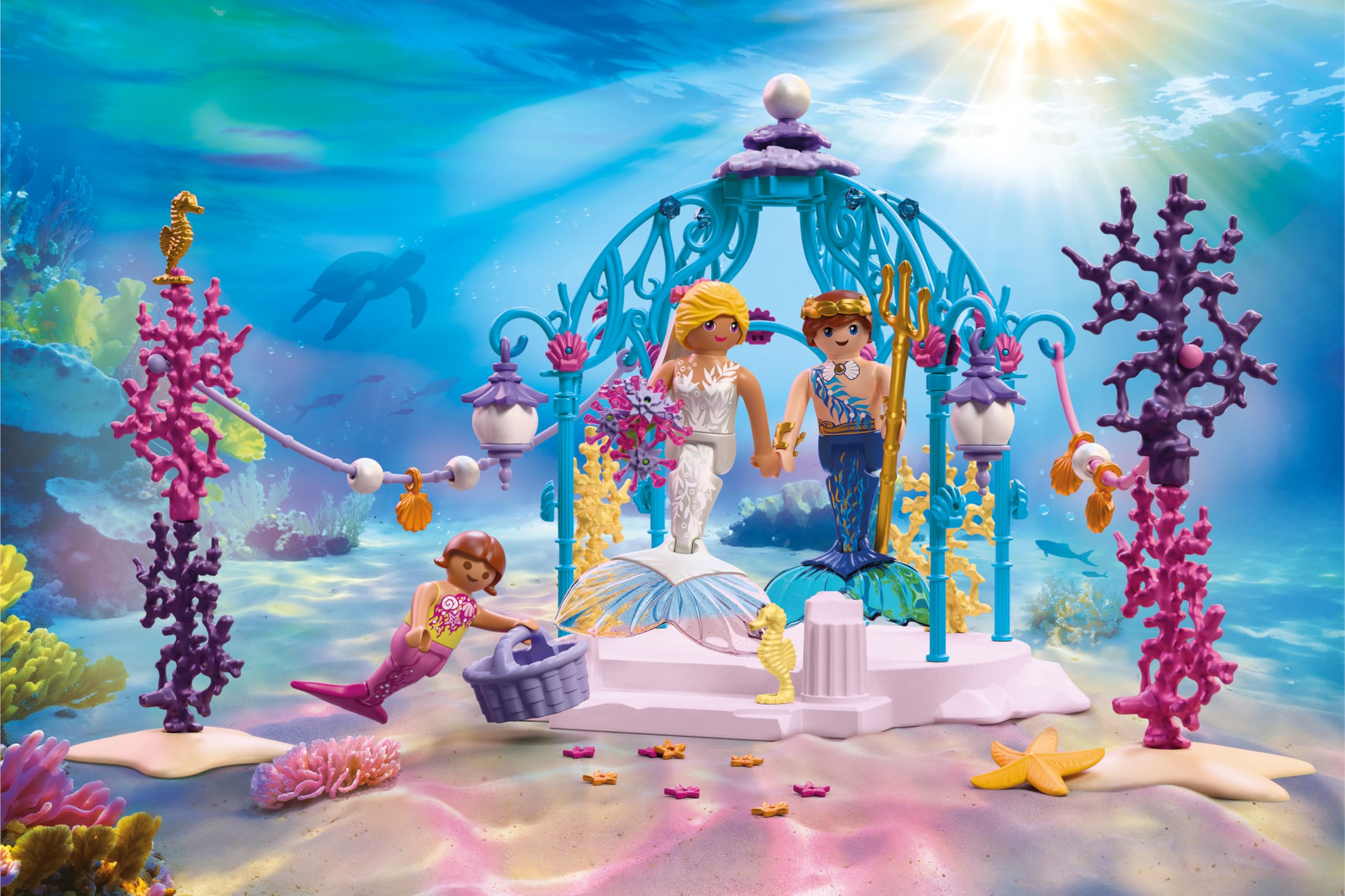 PLAYMOBIL Fantasy & Magic 72104 Matrimonio Sottomarino con Sirene