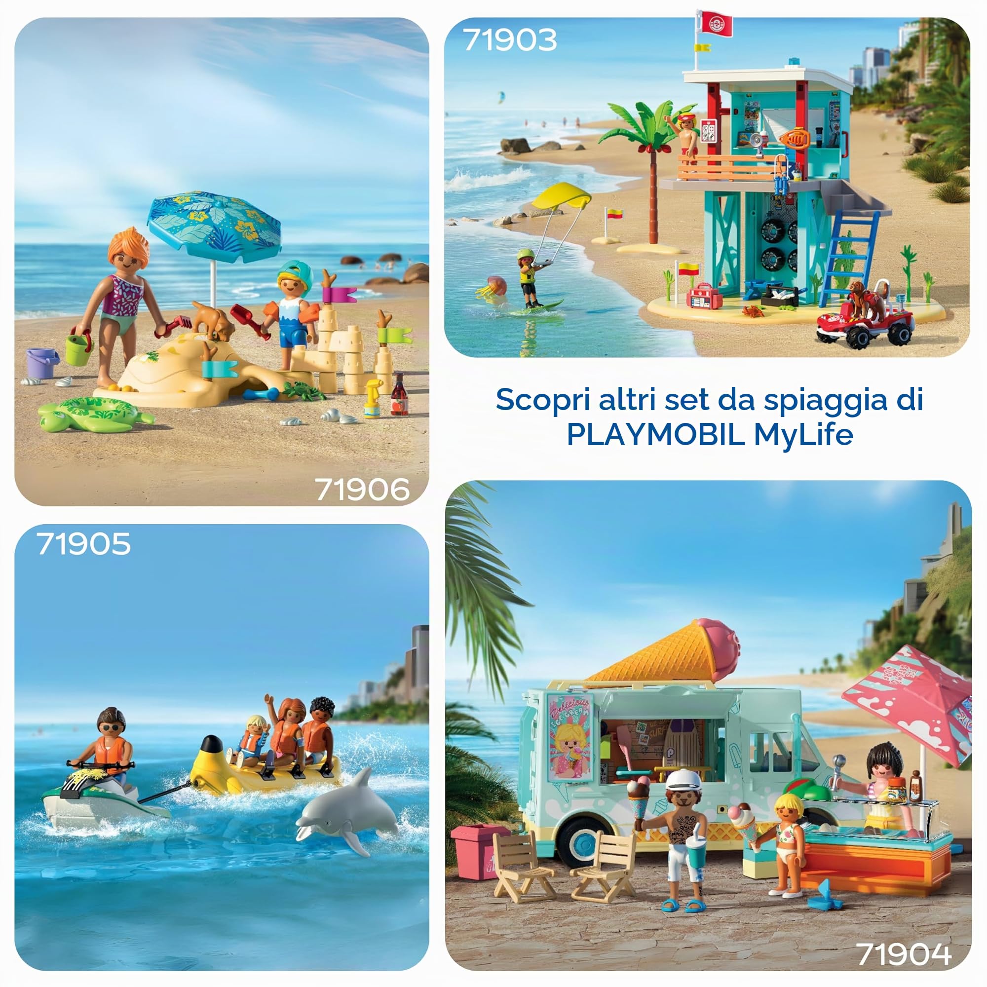 PLAYMOBIL My Life 71905 Banana Boat Giocattolo Spiaggia 4 Anni