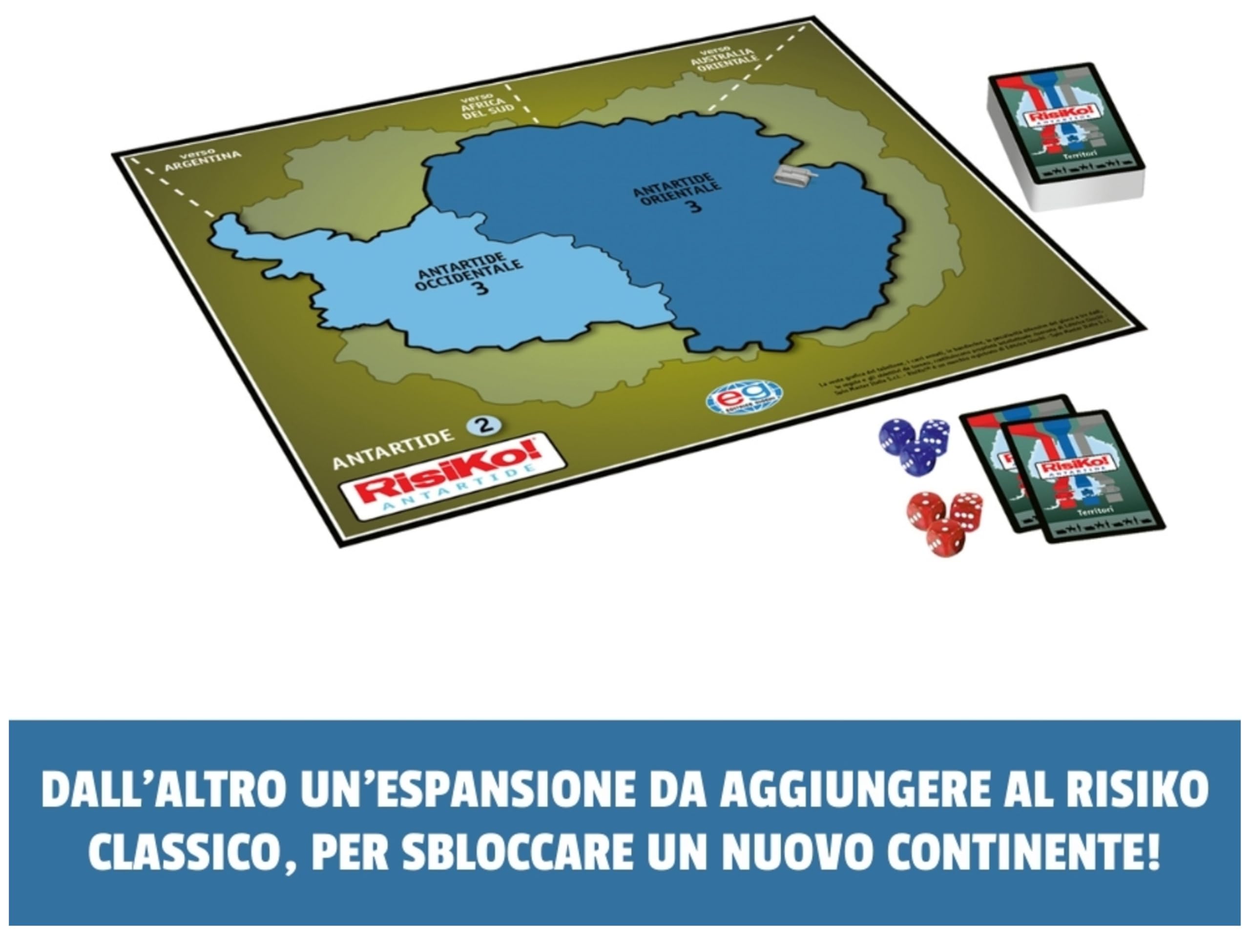 Risiko Antartide gioco tavolo strategia 2 giocatori 8+ anni