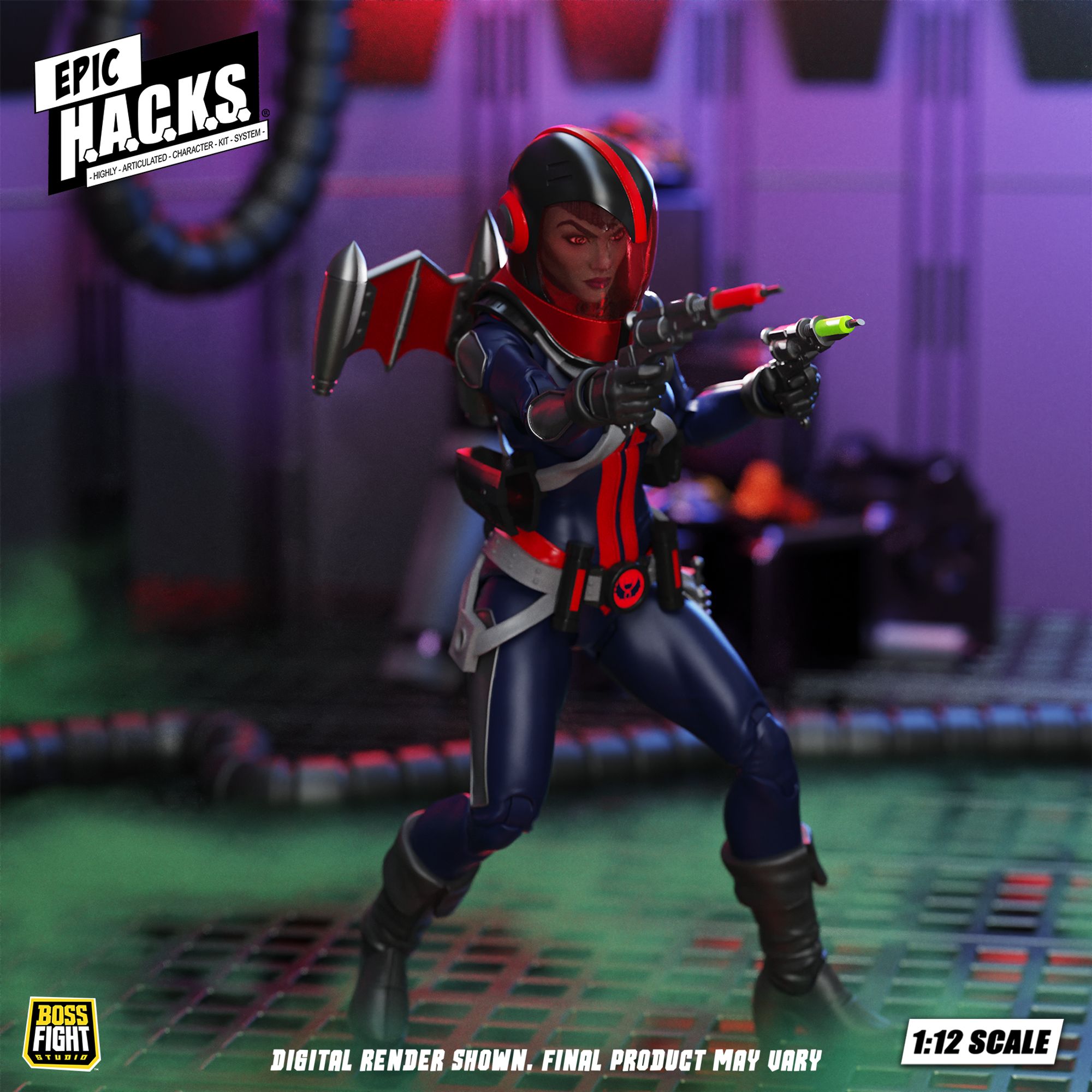 Boss Fight Mercy Zaleska action figure Vampiron Secret